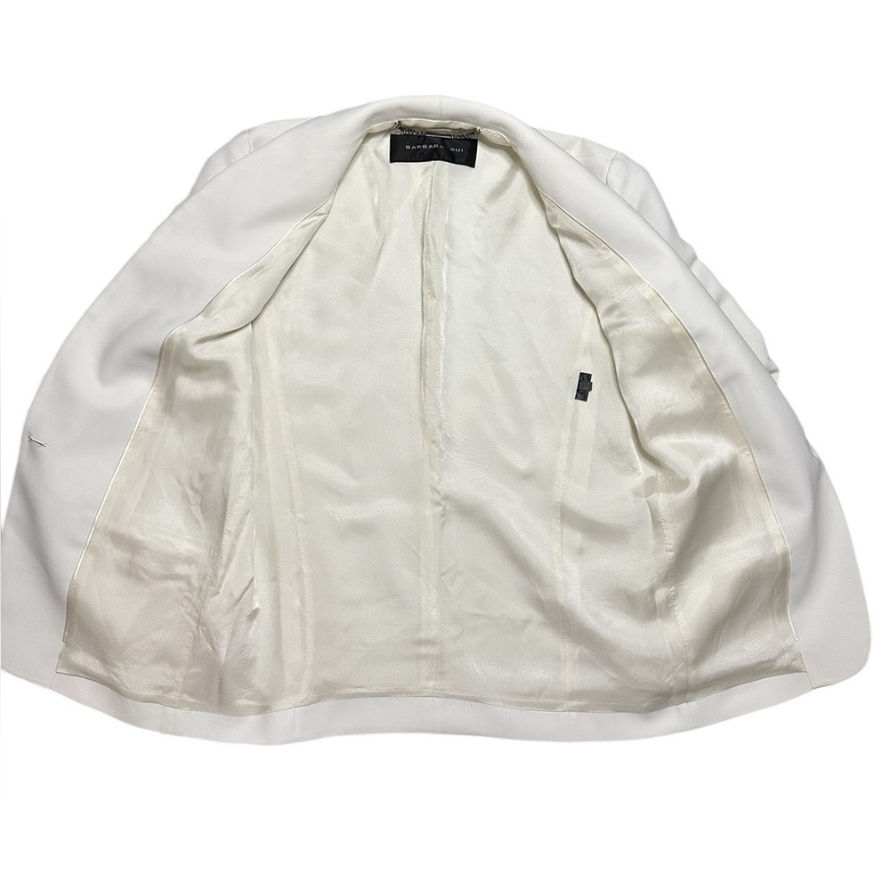 Barbara Bui Luxury Cream White Ready to Wear Blazer Sz 40 - Picture 5 of 7
